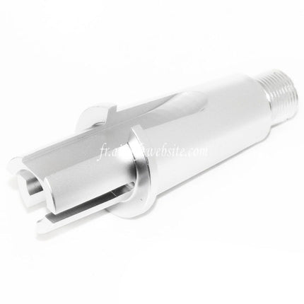 Airsoft Website 2.75/3.35 Zoll 71mm/85mm Aluminium Kurzer Außenlauf Verbindungsrohr -14mm CCW Gegenuhrzeigersinn AEG Gewehr