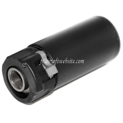 5KU 94mm QD Mini Silencieux avec Frein de Bouche Convient pour -14mm CCW sens antihoraire Canon Fusil Airsoft