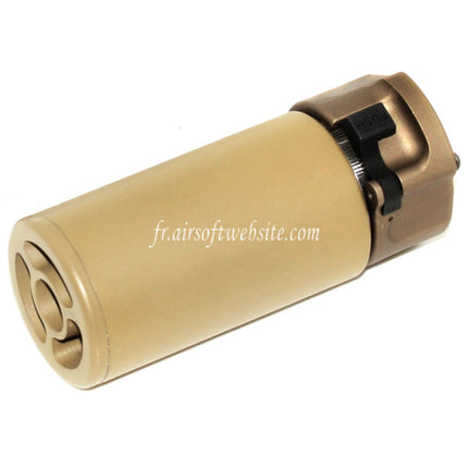 5KU 94mm QD Mini Silencieux avec Frein de Bouche Convient pour -14mm CCW sens antihoraire Canon Fusil Airsoft