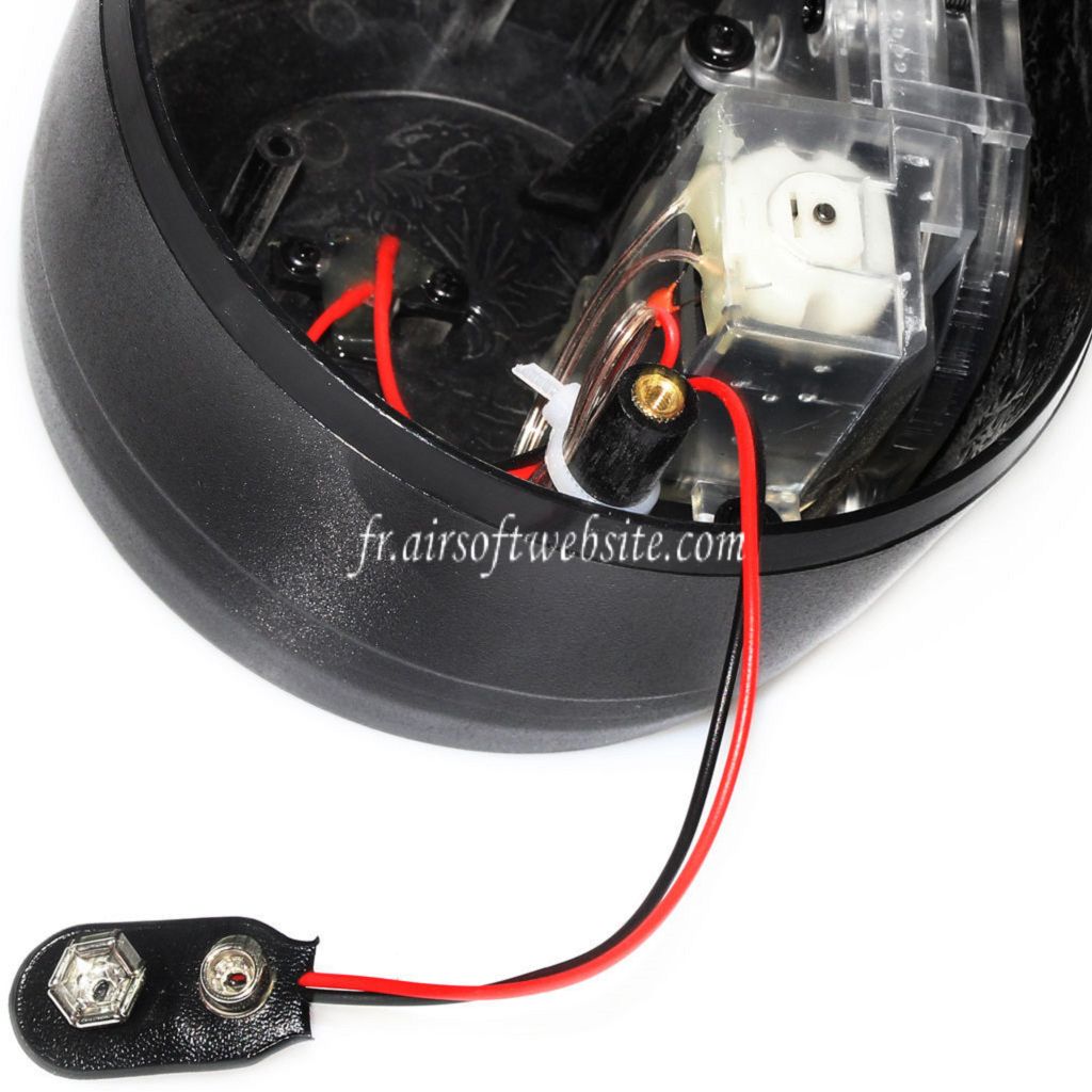 BATTLEAXE 2500 Billes Électrique Winding Dual Chargeur Tambour Convient pour MP5 Série AEG Fusil Airsoft Noir