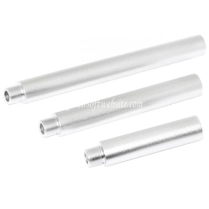 Airsoft Website 3/3.5 Pouces 5/5.5 Pouces 7/7.5 Pouces Aluminium Canon Extérieur Extension Tube -14mm CCW sens antihoraire AEG GBB Airsoft