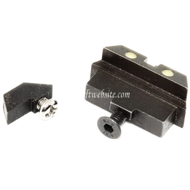 5KU Métal Nuit Guidon Hausse Convient pour Tokyo Marui G17 Série GBB Pistolet Airsoft Noir