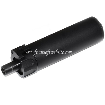 5KU 133mm SOCOM46 Mini Silencieux avec Frein de Bouche Convient pour +12mm CW sens horaire fileté Canon Fusil Airsoft