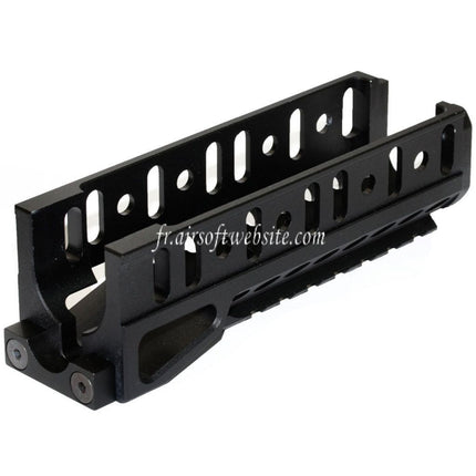 5KU 124mm B-11U Classic Bas Rail de Garde-Main Convient pour LCT GHK CYMA D-Boys E&L Tokyo Marui AKS-74U Série AEG GBB Fusil Airsoft
