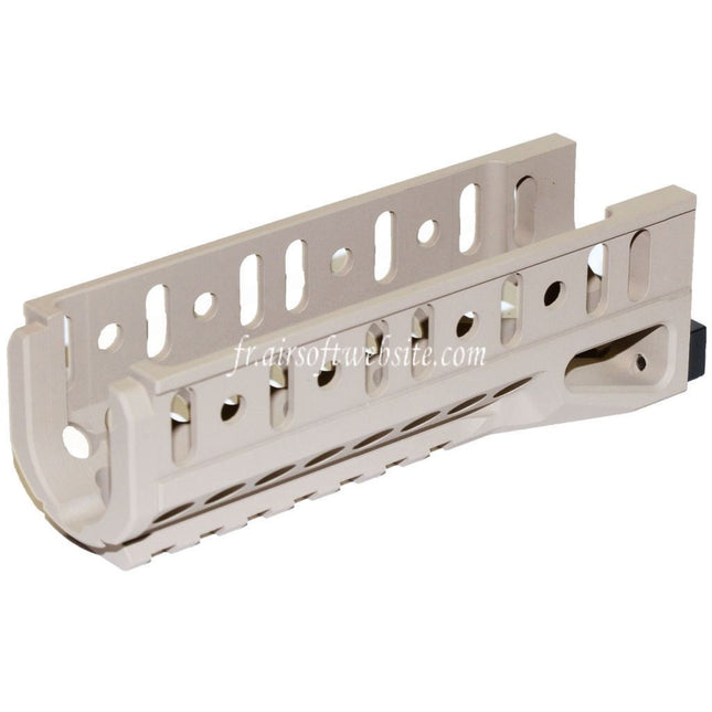 5KU 124mm B-11U Classic Bas Rail de Garde-Main Convient pour LCT GHK CYMA D-Boys E&L Tokyo Marui AKS-74U Série AEG GBB Fusil Airsoft