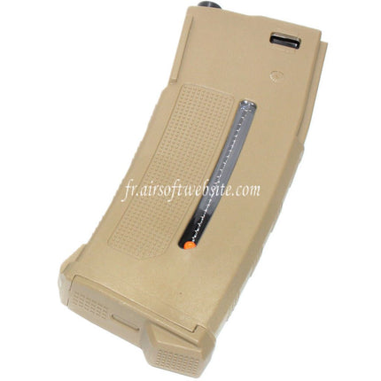PTS 250 Billes EPM1 Mid-Cap Enhanced Polymère Chargeur Convient pour M4 M16 Série AEG Fusil Airsoft