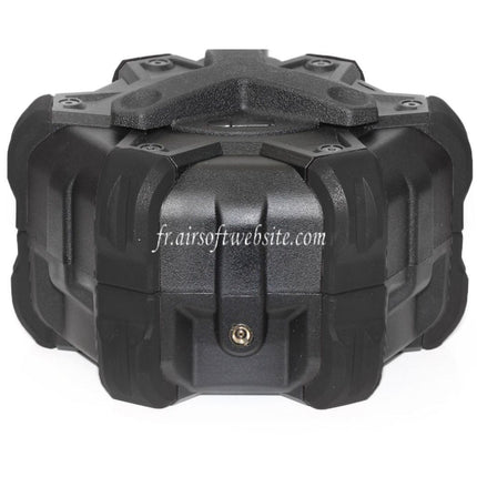 Armorer Works AW Custom 350 Billes Gaz Adaptive Chargeur Tambour Convient pour AW MB Série / KJW / WE (WE-TECH) / Tokyo Marui M9 M92 GBB Pistolet Airsoft