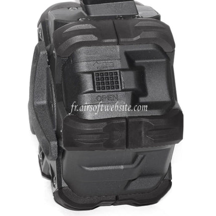 Armorer Works AW Custom 350 Billes Gaz Adaptive Chargeur Tambour Convient pour WE (WE-TECH) AP APACHE MP5 Série GBB Fusil Airsoft