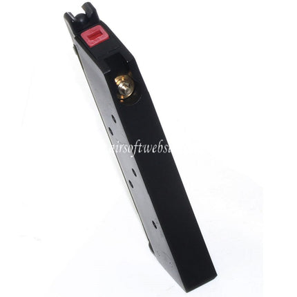 Armorer Works AW 13 Billes Gaz Chargeur Convient pour AW COMPACT NE10 Série / WE Single Stack Mini 1911 Série GBB Pistolet Airsoft Noir