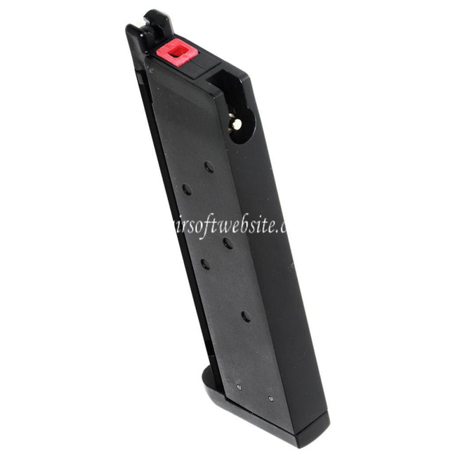 Armorer Works AW 16 Billes Tactical Gaz Chargeur Convient pour EMG SAI Red / AW NE Série / WE Single Stack 1911 Série GBB Pistolet Airsoft Noir