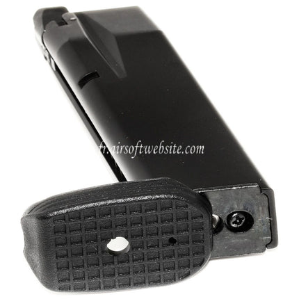 EMG 20 BBs Gas Magazine Suitable for Archon Type B Series GBB Airsoft Pistol Black