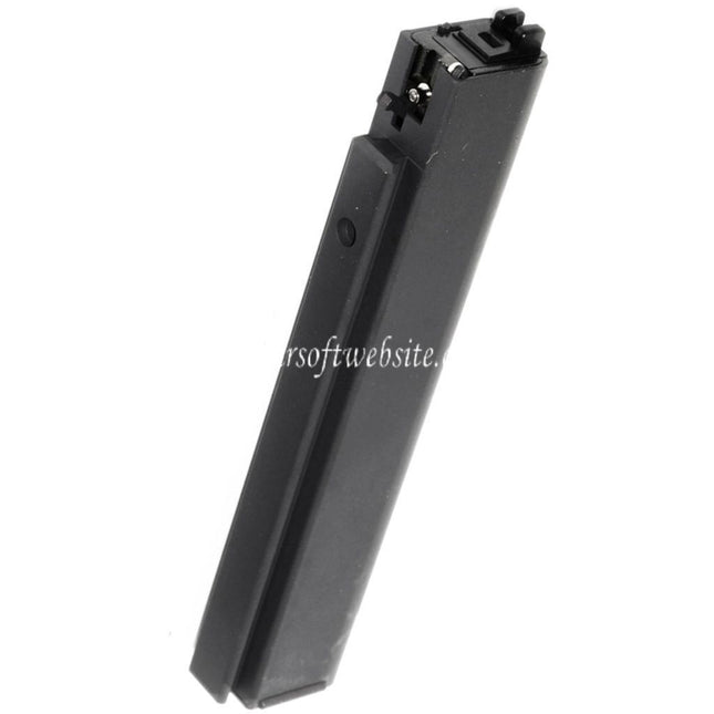 WE (WE-TECH) 50 Billes Gaz Chargeur Long Type Convient pour CYBERGUN Thompson M1A1 Série GBB SMG Fusil Airsoft Noir