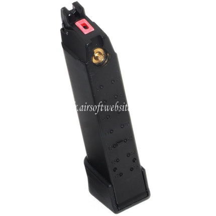 EMG Licensed SAI??BLU COMPACT 25 BBs Co2 Magazin Passend für G19 G23 G26 Serie GBB Airsoft Pistole Schwarz