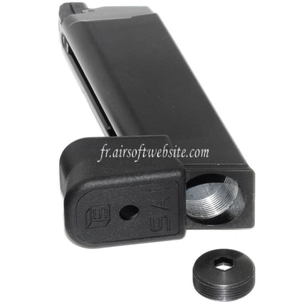 EMG Licensed SAI??BLU COMPACT 25 BBs Co2 Magazin Passend für G19 G23 G26 Serie GBB Airsoft Pistole Schwarz