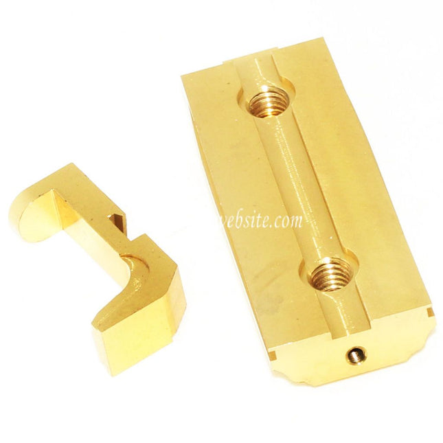 EMG Licensed SAI Lourd Backstrap et Chargeur Release Convient pour SAI BLU COMPACT GBB Pistolet Airsoft Or