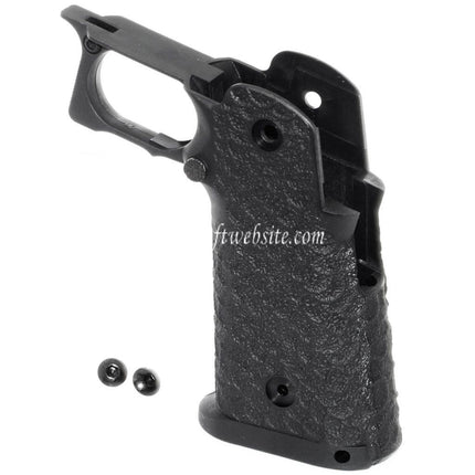 EMG Lizenziertes STI DVC 2011 Pistolen-Griffstück passend für EMG AW WE Tokyo Marui Hi-Capa Serie GBB Airsoft Pistole Schwarz