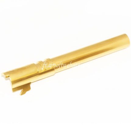 EMG Licensed STI DVC 3-GUN 134mm/138mm Outer Barrel Suitable for EMG DVC 3-GUN / AW / WE / Tokyo Marui Hi-Capa 5.4 Variants GBB Airsoft Pistol Gold
