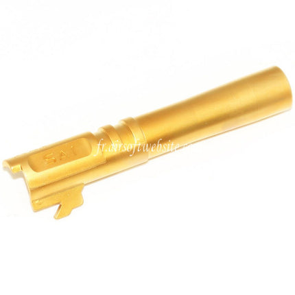 EMG Licensed SAI 2011 DS 106mm/110mm Outer Barrel Fits for EMG SAI 2011 DS 4.3 Hi-Capa GBB Airsoft Pistol Gold