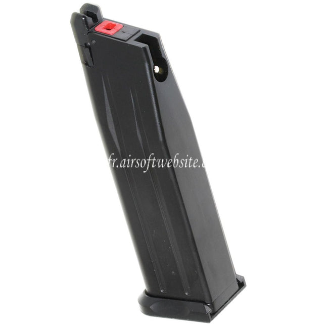 EMG SAI RED-H 30 Billes Gaz Chargeur Convient pour Hi-Capa Série GBB Pistolet Airsoft Noir