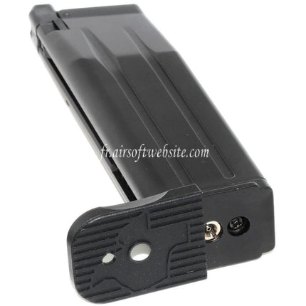 EMG SAI RED-H 30 Kugeln Gas Magazin Passend für Hi-Capa Serie GBB Airsoft Pistole Schwarz