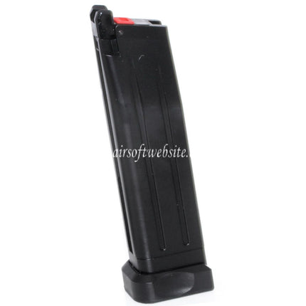 EMG STI 2011 DVC3 30 BB Gas Magazin Passend für Hi-Capa GBB Airsoft Pistole Schwarz