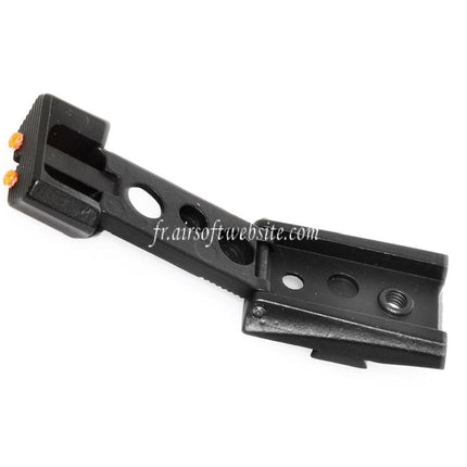 Armorer Works AW HX Fiber Optic Adjustable Rear Sight Fits AW WE Tokyo Marui Hi-Capa Series GBB Airsoft Pistol