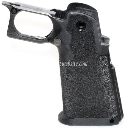Armorer Works AW HX #1 Stippled Pistolengriff Passend für EMG AW WE Tokyo Marui Hi-Capa Serie GBB Airsoft Pistole Schwarz