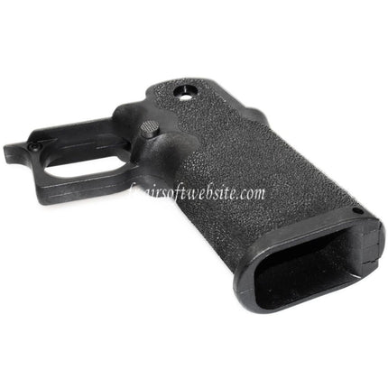 Armorer Works AW HX #1 Stippled Pistolengriff Passend für EMG AW WE Tokyo Marui Hi-Capa Serie GBB Airsoft Pistole Schwarz