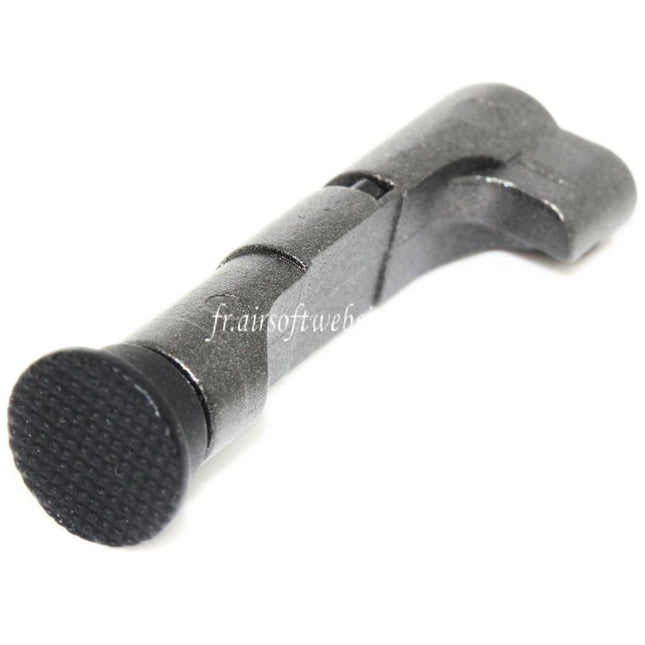 Armorer Works AW Competition Détente de Chargeur Bouton étendu Convient pour EMG KJW AW WE Tokyo Marui Hi-Capa GBB Pistolet Airsoft Noir