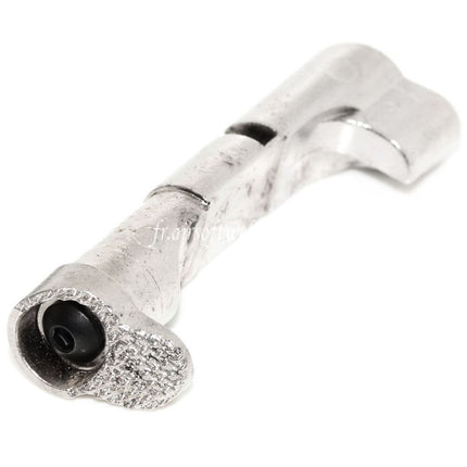 Armorer Works AW Competition Détente de Chargeur Bouton étendu Convient pour KJW AW WE Tokyo Marui Hi-Capa GBB Pistolet Airsoft Argent