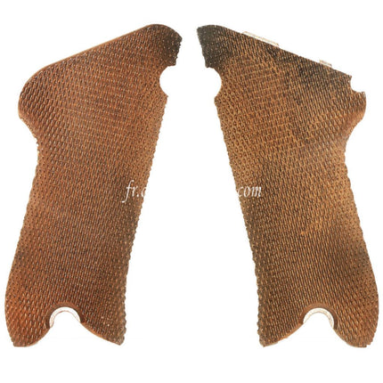 WE (WE-TECH) Plastique Poignée Couvre Convient pour Armorer Works AW WE Luger P08 GBB Pistolet Airsoft Brun