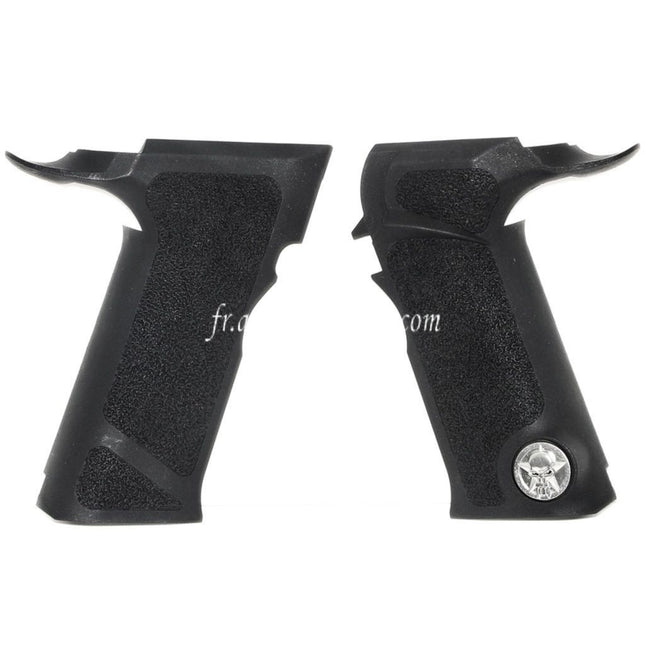 WE (WE-TECH) Plastique Poignée Couvre Convient pour WE P226 P-Virus Série GBB Pistolet Airsoft Noir