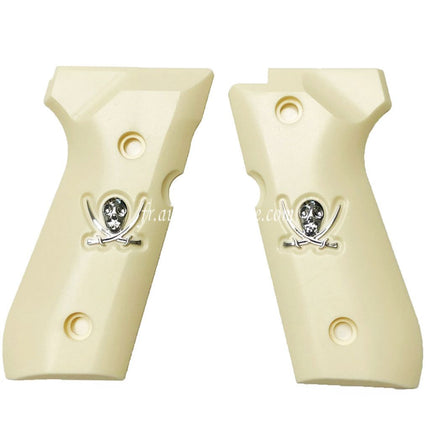 WE (WE-TECH) Sword Cutlass Plastique Poignée Couvre Convient pour KJ Tokyo Marui WE M9 M92 M92F Série GBB Pistolet Airsoft