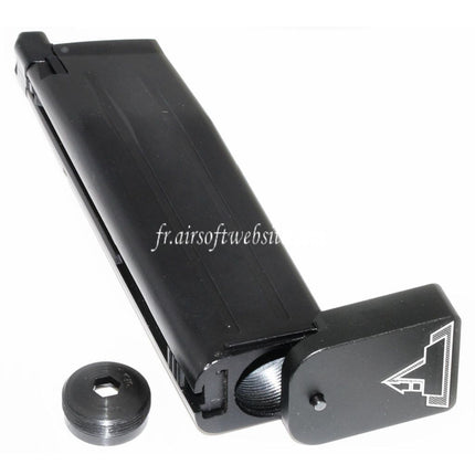 EMG TTI 2011 COMBAT MASTER 30 Billes Co2 Chargeur Convient pour Hi-Capa Série GBB Pistolet Airsoft Noir