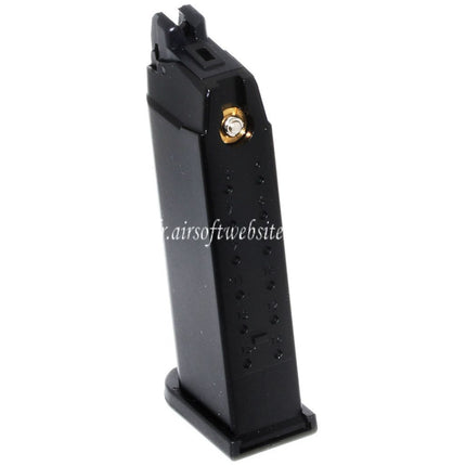 WE (WE-TECH) 20 Billes G19 GEN5 Gaz Chargeur Convient pour G19 G23 G26 Série GBB Pistolet Airsoft Noir