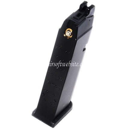 WE (WE-TECH) 25 Billes Gaz Chargeur Convient pour G17 G18C G34 G35 G-Série GBB Pistolet Airsoft Noir