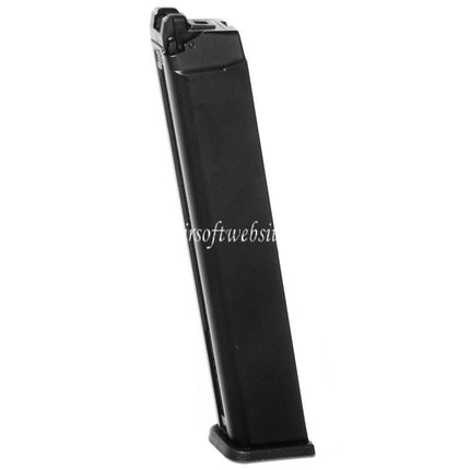 WE (WE-TECH) 50 Billes Gaz Chargeur Long Type Convient pour G17 G18C G34 G35 G-Série GBB Pistolet Airsoft Noir