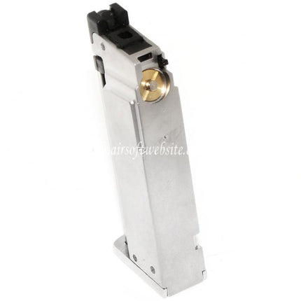 WE (WE-TECH) 7 Billes Gaz Chargeur Convient pour Cybergun COLT JUNIOR .25 Mighty Mouse WE CT25 GBB Pistolet Airsoft Argent