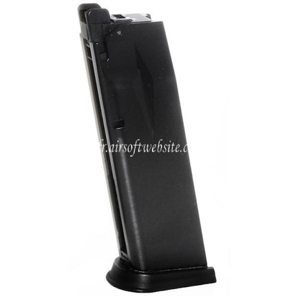 WE (WE-TECH) 24 Billes Gaz Chargeur Convient pour Cybergun Swiss Arms P229 WE F228 F229 Série GBB Pistolet Airsoft Noir