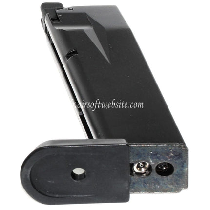 WE (WE-TECH) 24 Billes Gaz Chargeur Convient pour Cybergun Swiss Arms P229 WE F228 F229 Série GBB Pistolet Airsoft Noir