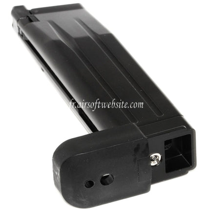 WE (WE-TECH) 30 BB Gas Magazin Passend für Hi-Capa Serie GBB Airsoft-Pistole Schwarz