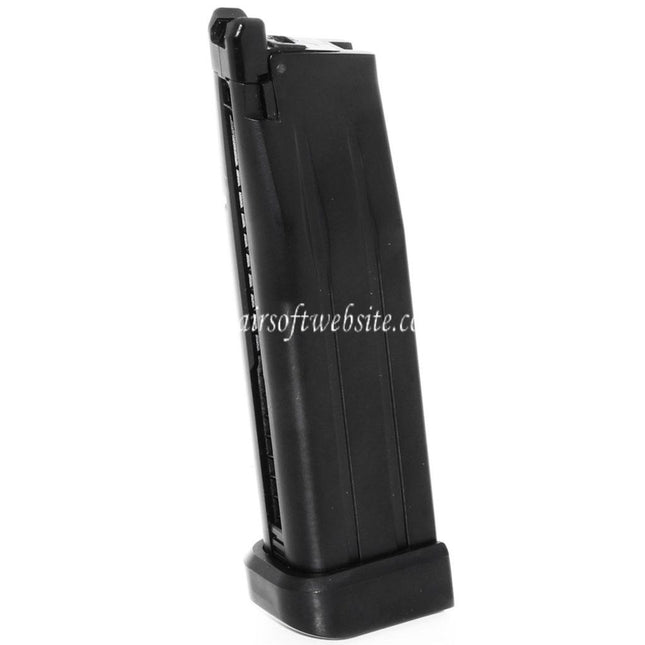 WE (WE-TECH) 30 Billes Co2 Chargeur Convient pour Hi-Capa Série GBB Pistolet Airsoft Noir