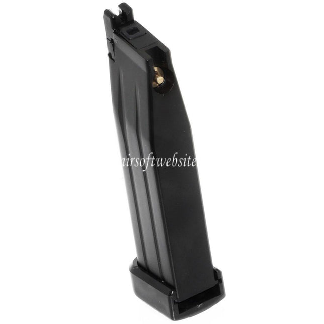 WE (WE-TECH) 30 Billes Co2 Chargeur Convient pour Hi-Capa Série GBB Pistolet Airsoft Noir