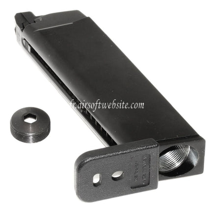 WE (WE-TECH) 25 Billes Co2 Chargeur Convient pour G17 G18C G34 G35 G-Série GBB Pistolet Airsoft Noir