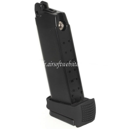 WE (WE-TECH) 25 Billes Co2 Chargeur Valve Key Poignée Extension Set Convient pour G17 G18C G34 G35 G-Série GBB Pistolet Airsoft Noir