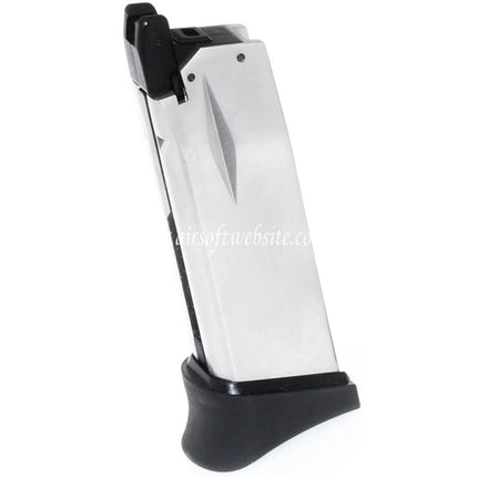 WE (WE-TECH) 14 Billes Gaz Chargeur Convient pour Air Venturi Springfield Armory WE XDM COMPACT 3.8 Série GBB Pistolet Airsoft Argent