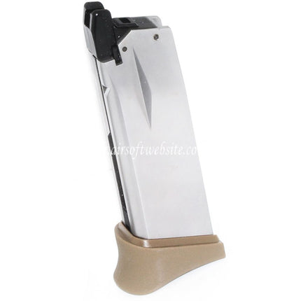 WE (WE-TECH) 14 Billes Gaz Chargeur Convient pour Air Venturi Springfield Armory WE XDM COMPACT 3.8 Série GBB Pistolet Airsoft Argent