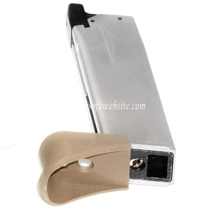 WE (WE-TECH) 14 Billes Gaz Chargeur Convient pour Air Venturi Springfield Armory WE XDM COMPACT 3.8 Série GBB Pistolet Airsoft Argent