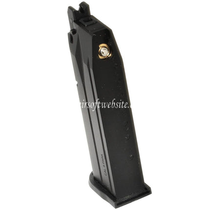 WE (WE-TECH) 25 Billes Gaz Chargeur Convient pour WE Bulldog Tokyo Marui PX4 Série GBB Pistolet Airsoft Noir
