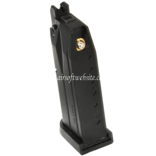 WE (WE-TECH) 20 Billes Gaz Chargeur Short Type Convient pour WE Bulldog PX4 Compact Série GBB Pistolet Airsoft Noir